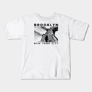 Brooklyn Bridge 4 Kids T-Shirt